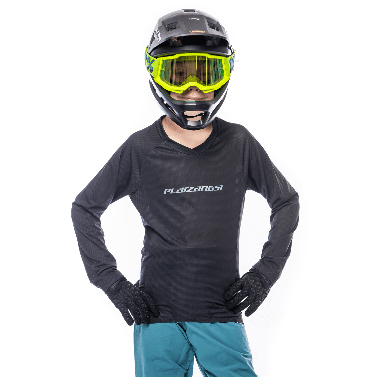 Platzangst RC-LS Jersey Youth - Schwarz 4