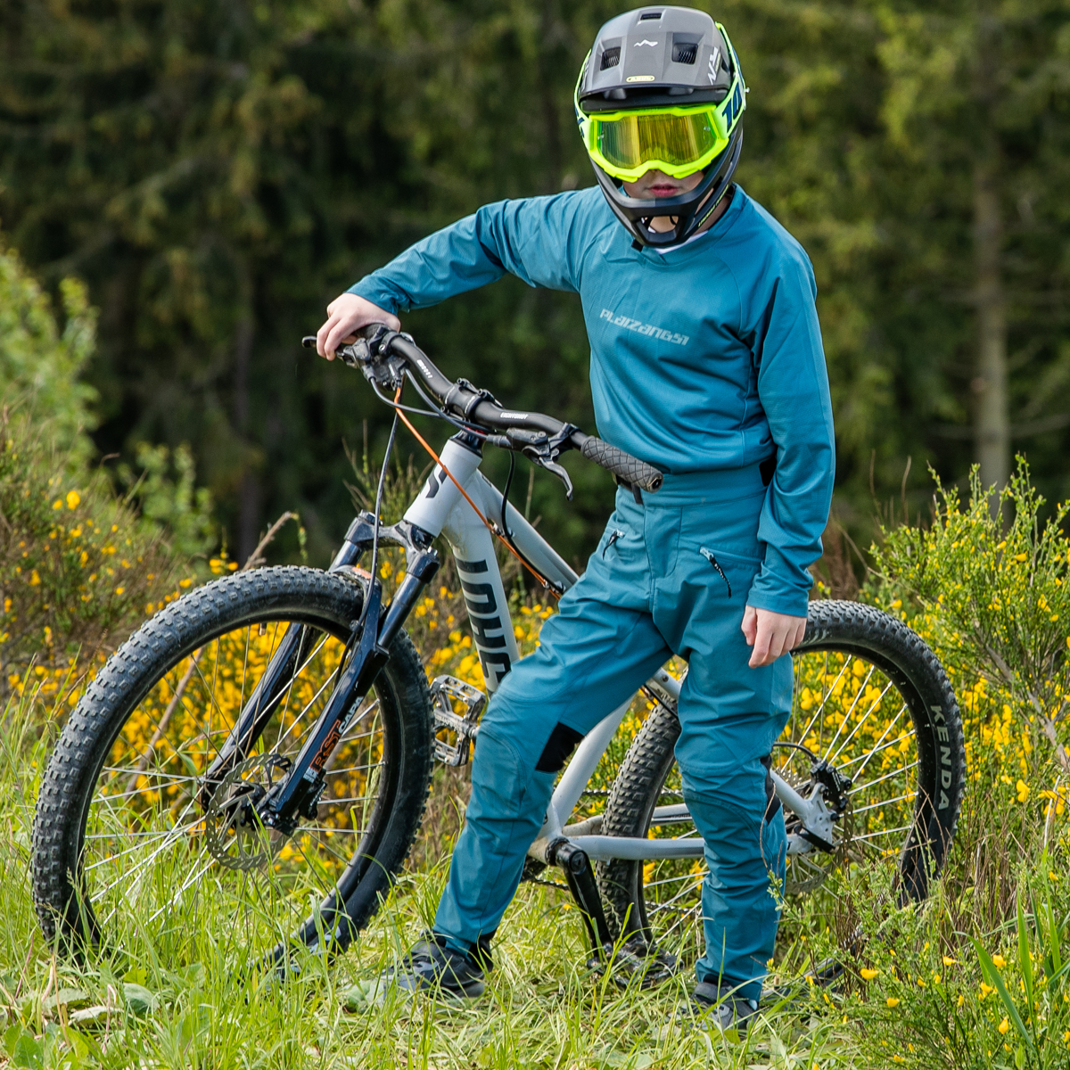 Platzangst CF Tight Pants Youth - Blau 7