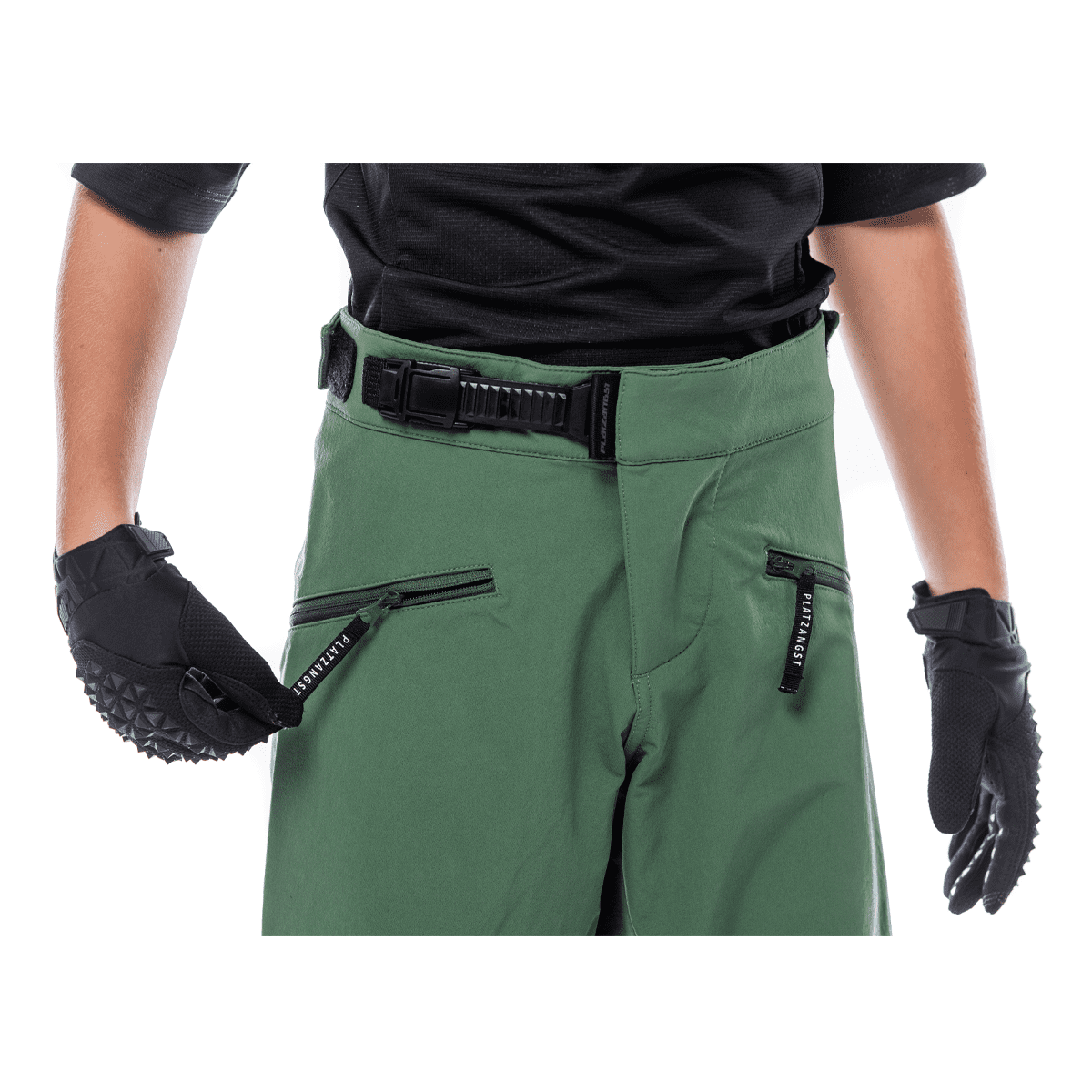 Platzangst CF Tight Shorts Youth - Grün 5