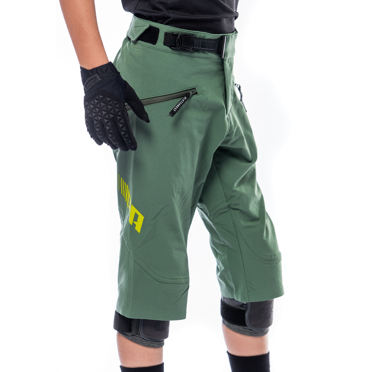 Platzangst CF Tight Shorts Youth - Grün 6