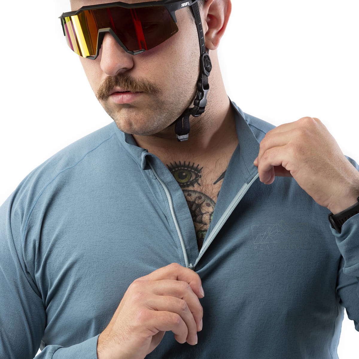 Platzangst Stormchaser LS Trikot - Blau 3