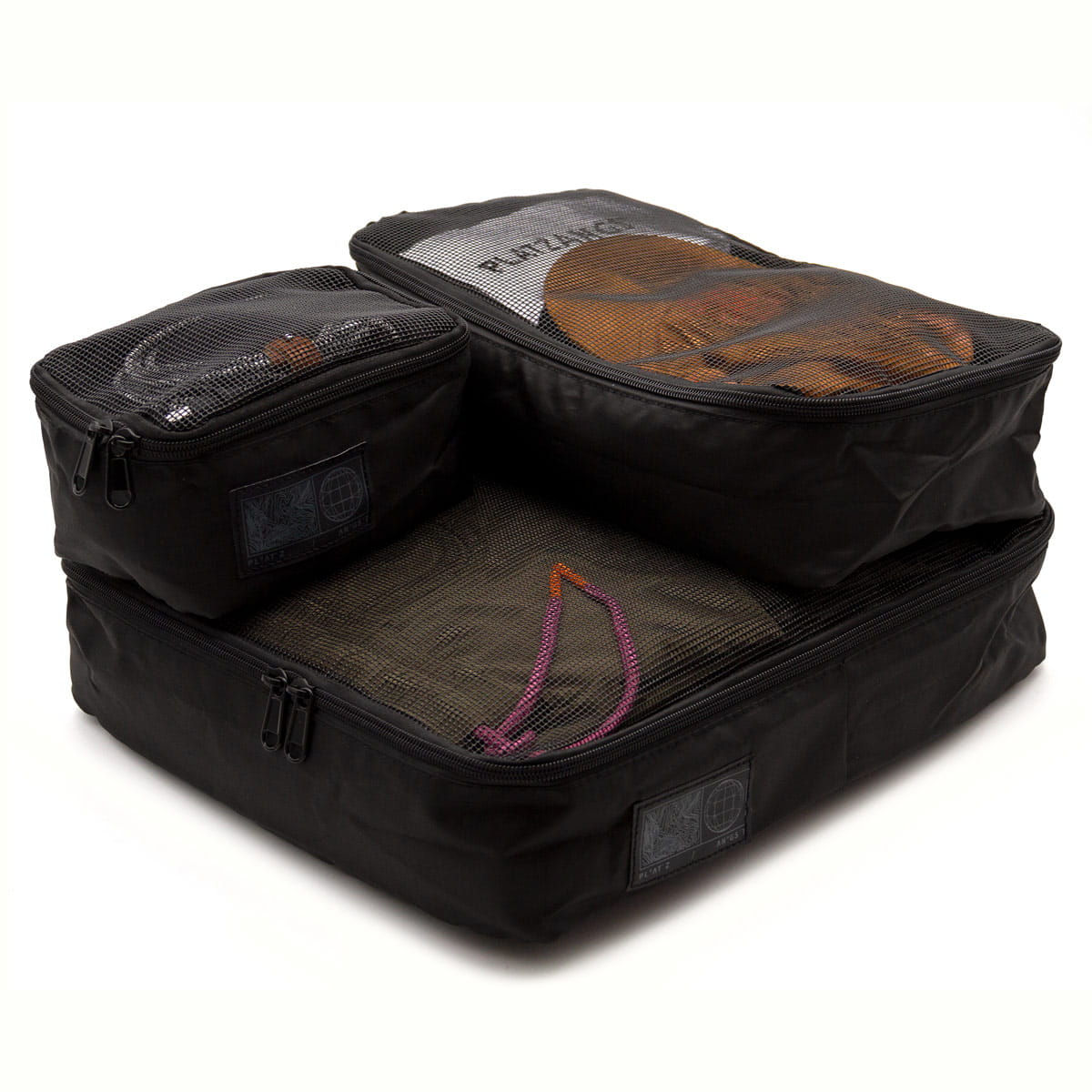 Platzangst Reisetaschen Set - Schwarz 1