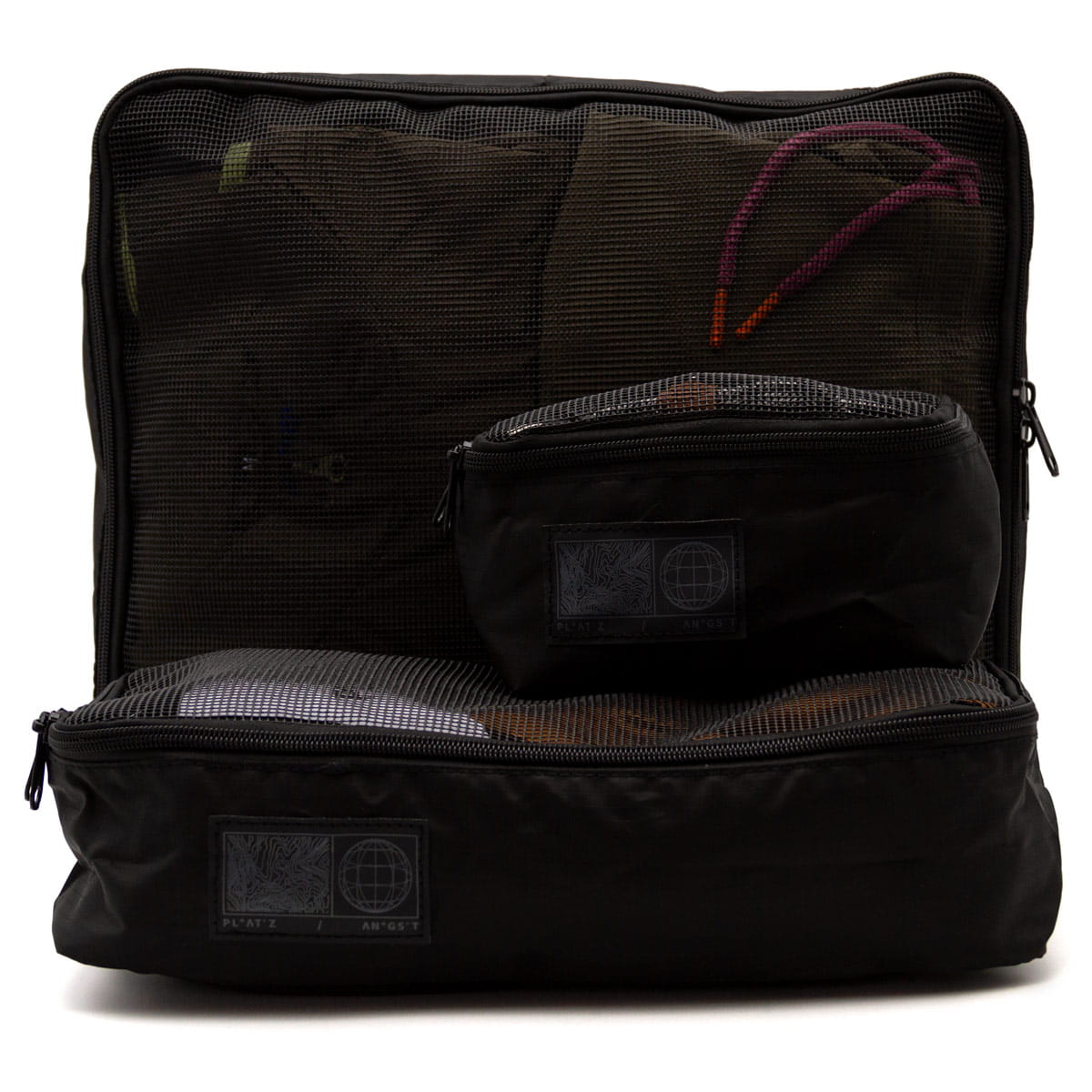 Platzangst Reisetaschen Set - Schwarz 8