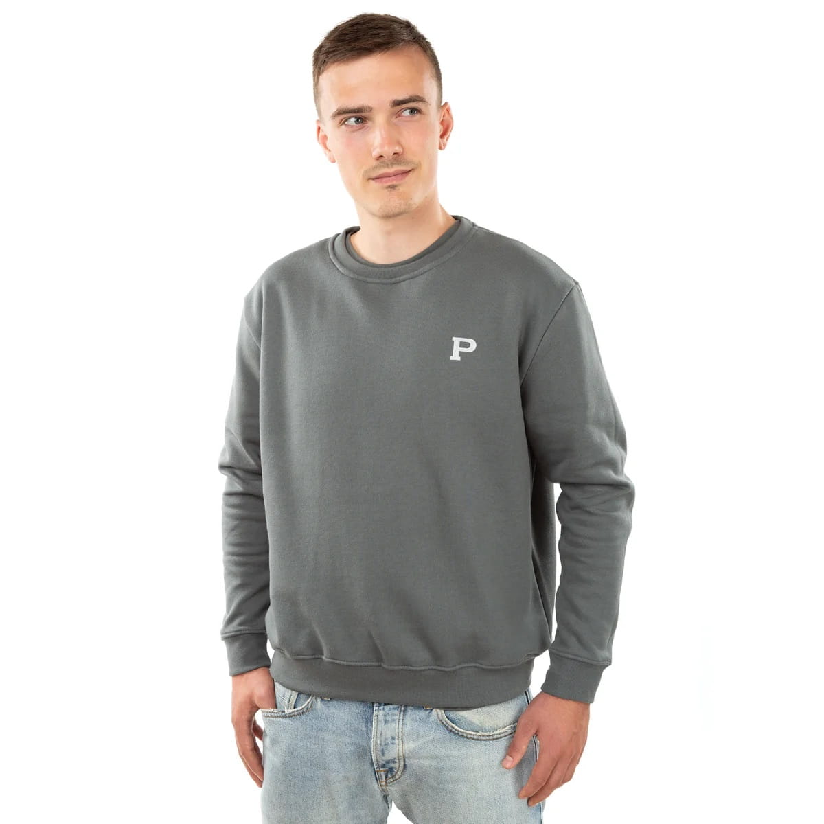 Platzangst P-Logo Sweatshirt - Grau 1