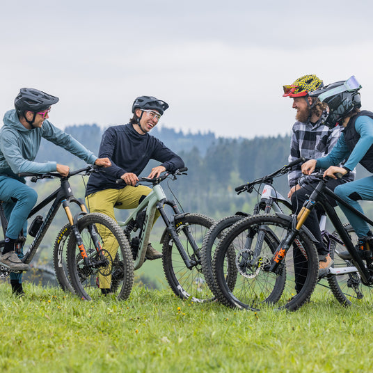 Foto unserer Teamfahrer, Erik, Jonas, Linus und Marcel