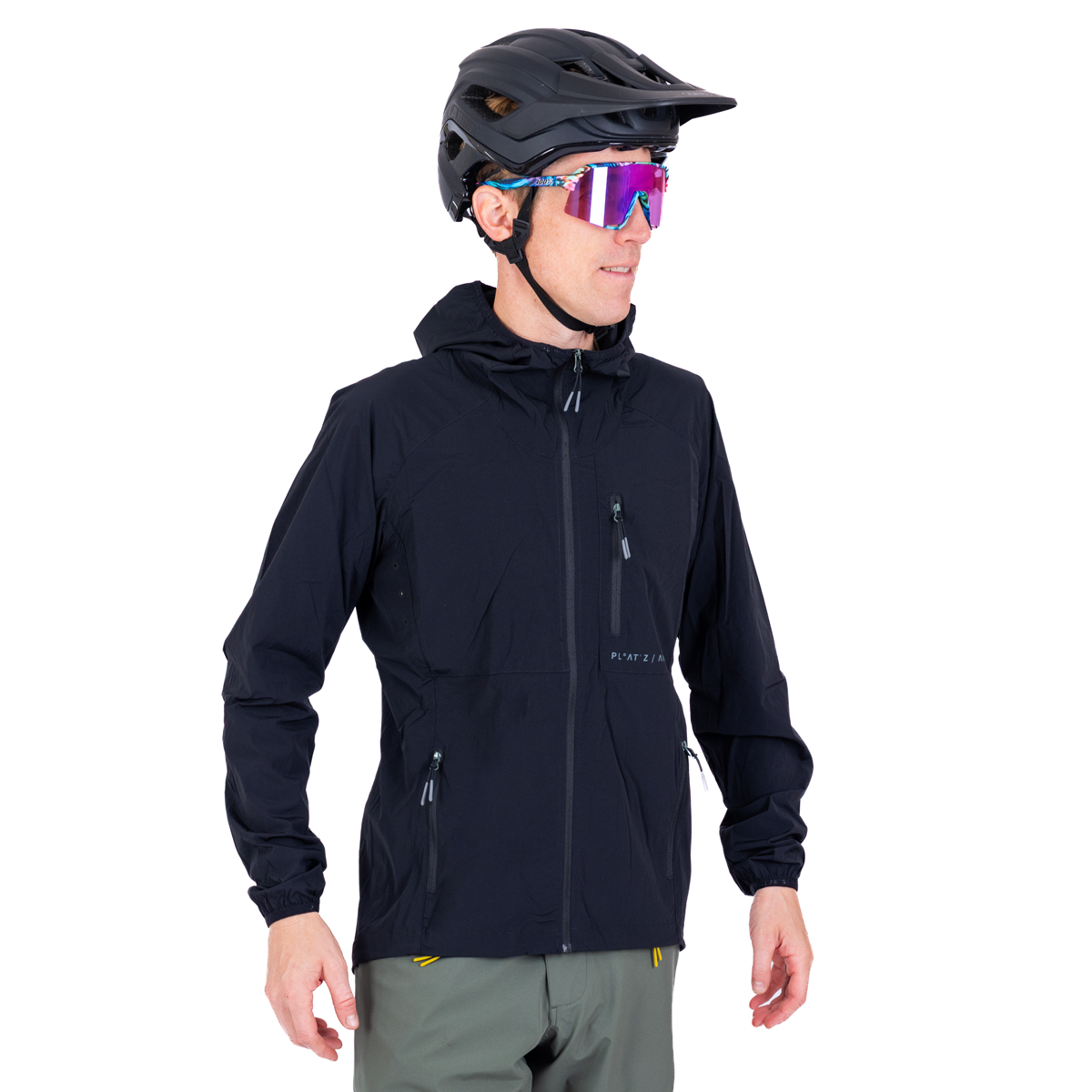 Windbreaker Jacke AIRY JACKET Schwarz - Vorderansicht Variante 3
