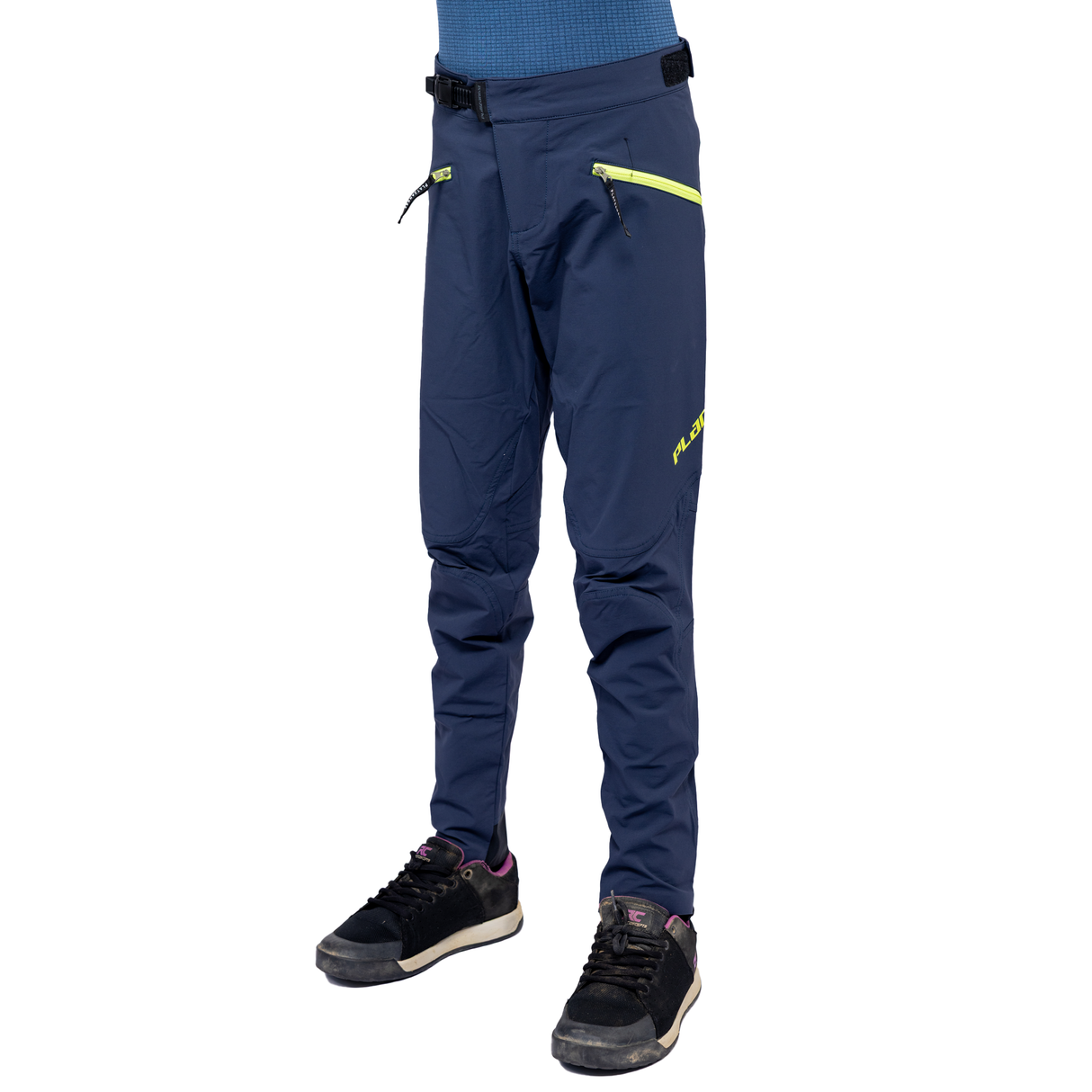 Kinder MTB-Hose CF Tight in Blau - Vorderansicht