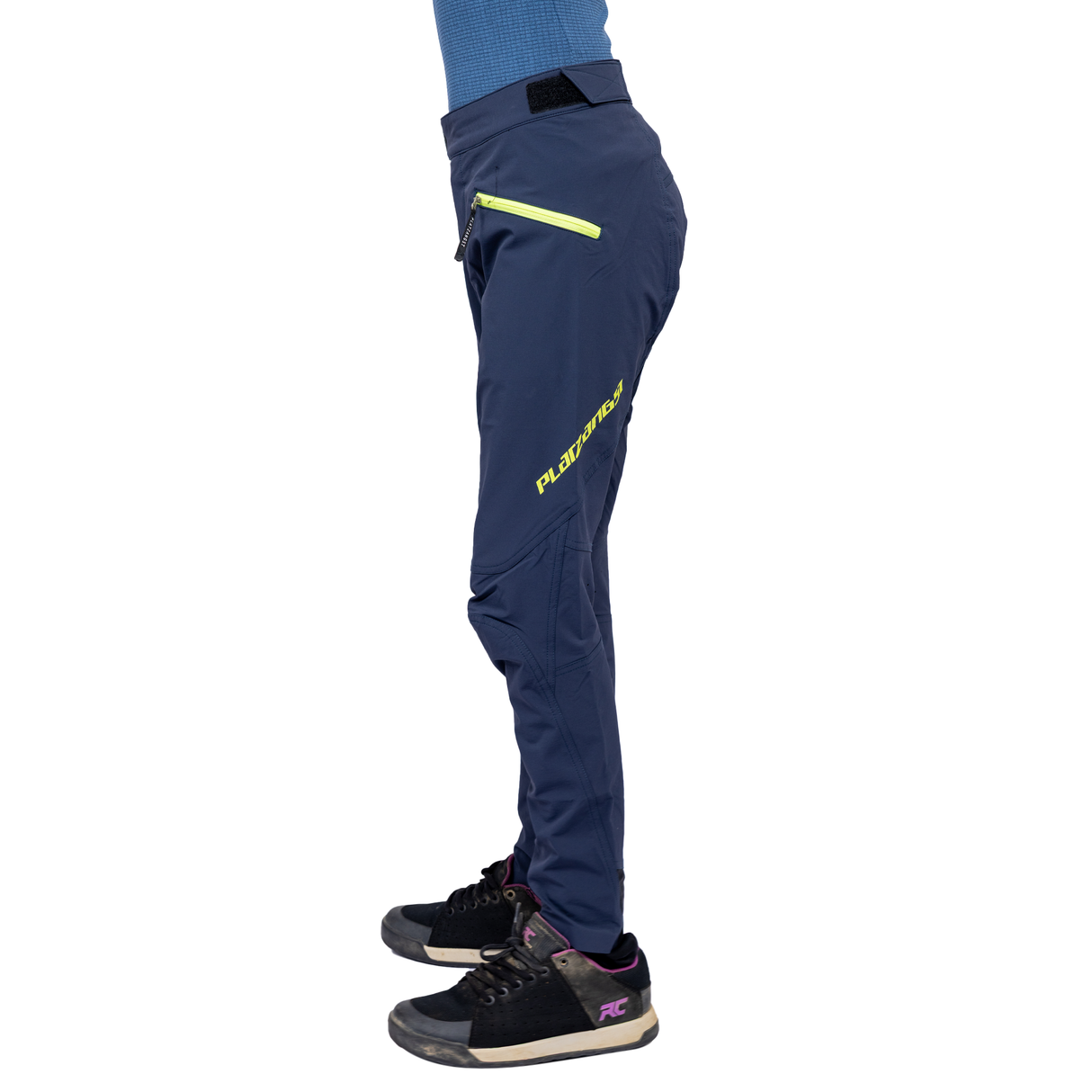 Kinder MTB-Hose CF Tight in Blau - Profilansicht