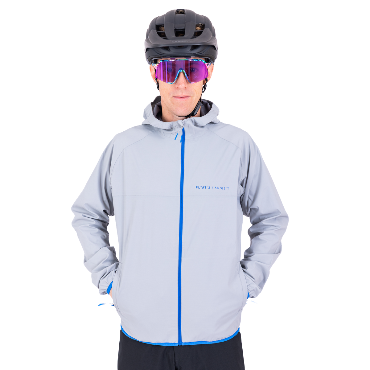 Regenjacke DFL EVO Grau - Vorderansicht Variante 2