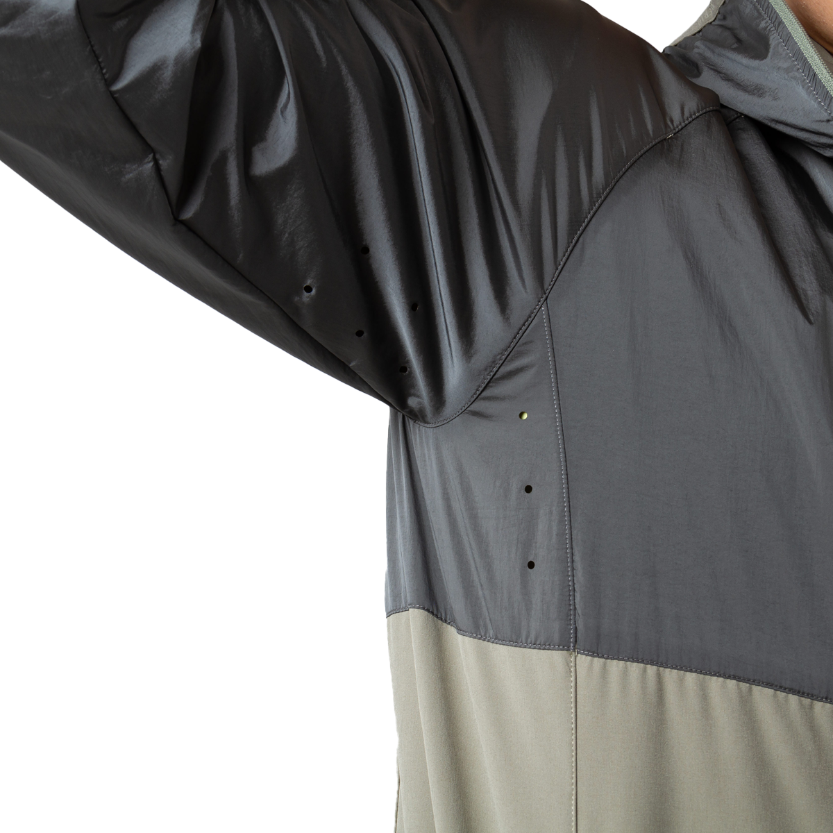 Platzangst Haero Jacke - Grau Lüftungsschlitze 4