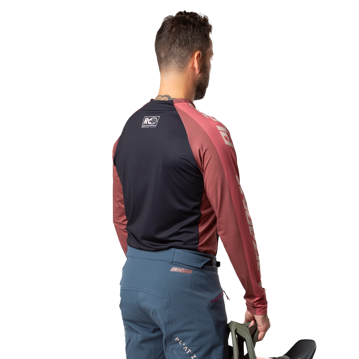 LS Jersey Rot Rückenansicht