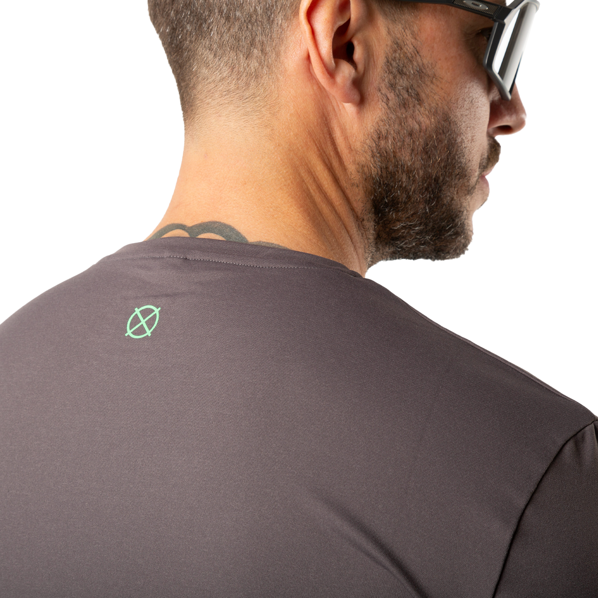 Platzangst Function T-Shirt - Grau mit Aufdruck von hinten 2