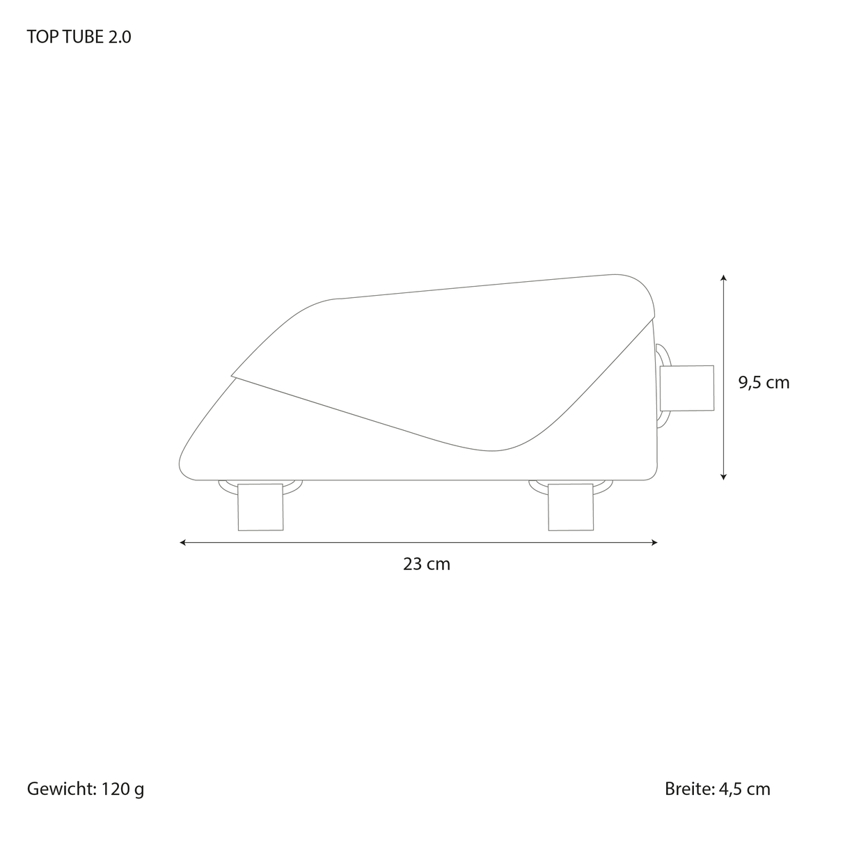 Taschenmaße Top Tube 2.0