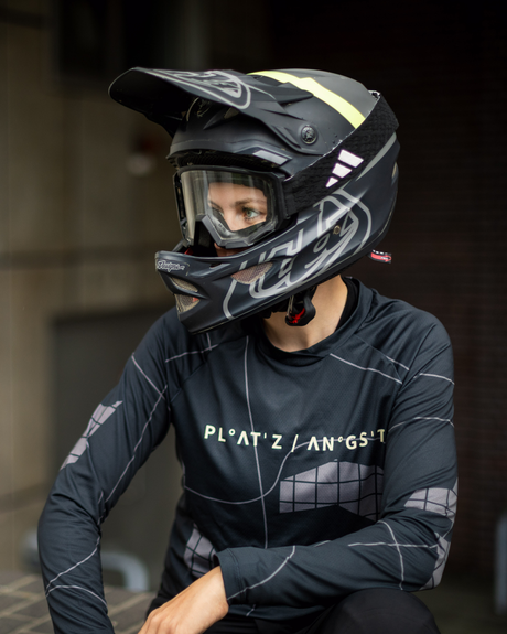 Platzangst MTB Damen Kollektion - Frauen MTB-Trikot in Schwarz
