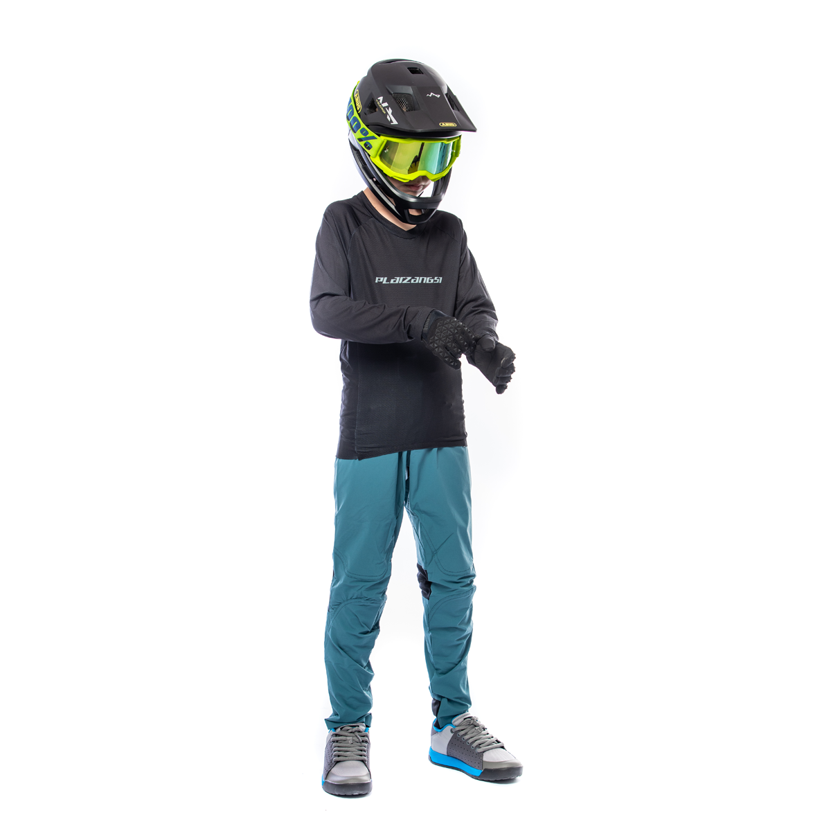 Platzangst CF Tight Pants Youth - Blau 3
