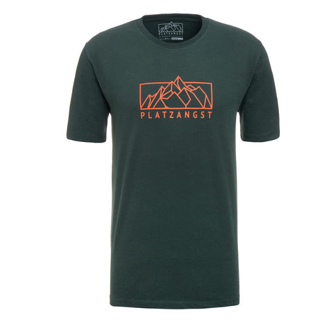 Platzangst Mountain Logo T-Shirt - Grün 1