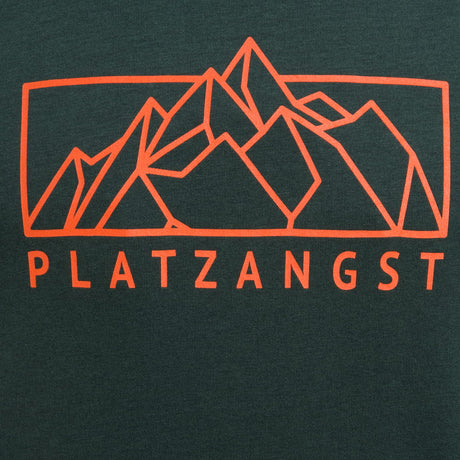 Platzangst Mountain Logo T-Shirt - Grün 2