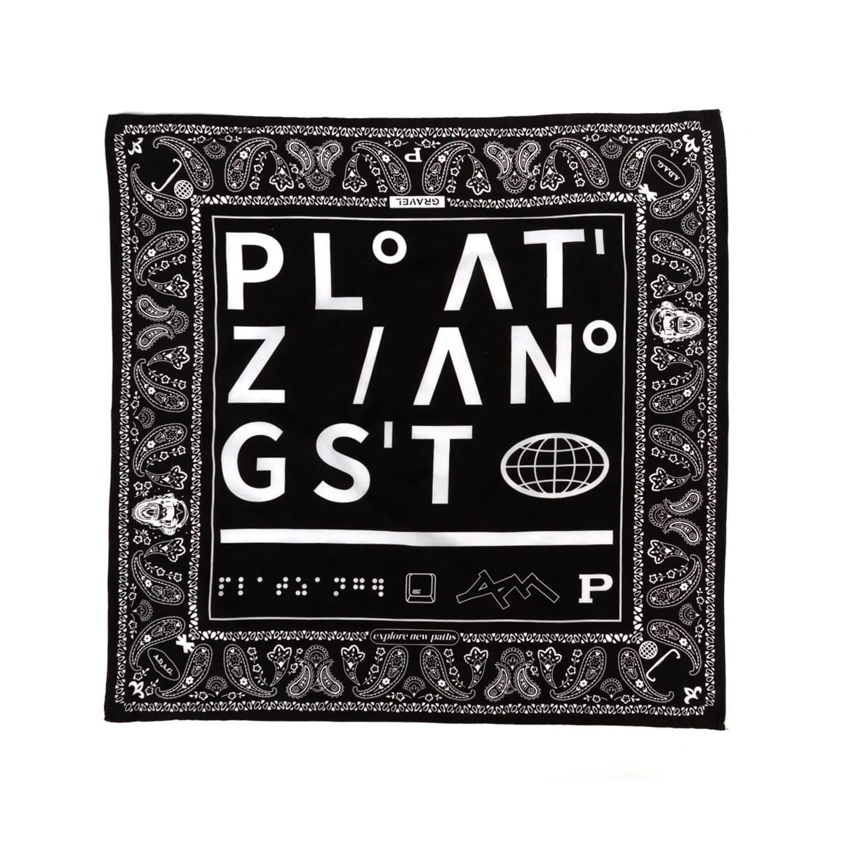 Platzangst Explore Bandana - Schwarz 2
