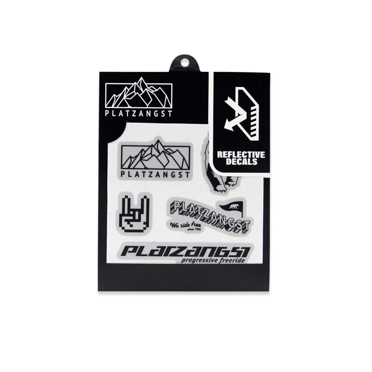 aufkleber mountainbike Platzangst Sticker Set MTB – Reflektierende Aufkleber, witterungsbeständig