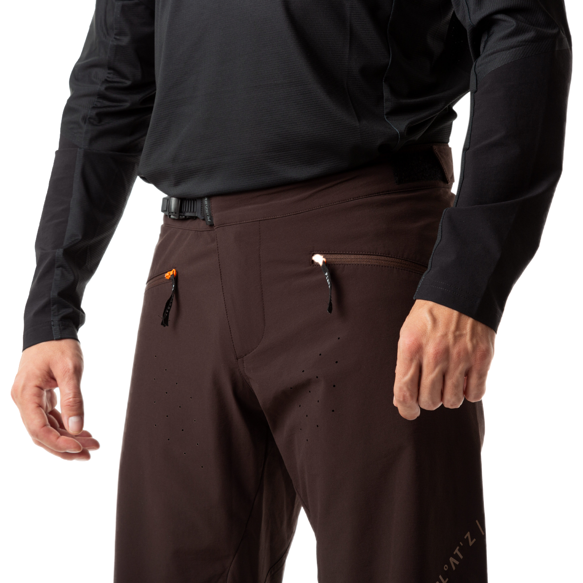 Platzangst CF Tight Pants Pro - Braun Detailansicht 3