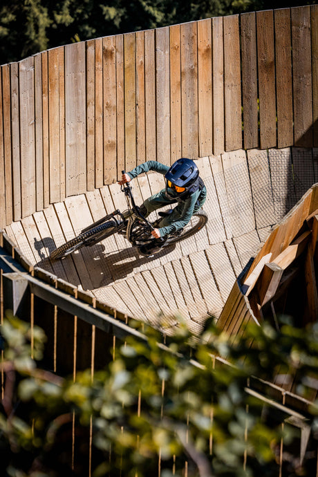 Teamfahrer Luke Peters in Aktion