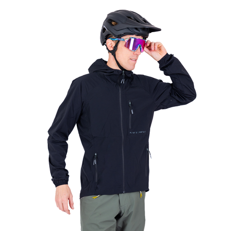 Windbreaker Jacke AIRY JACKET Schwarz - Vorderansicht Variante
