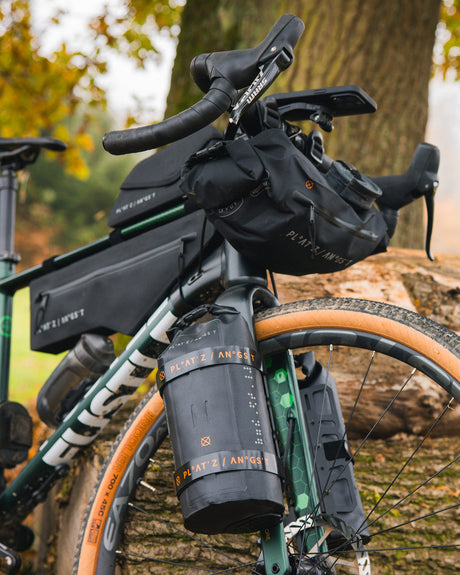 Gravelbike mit Bikepackingtaschen