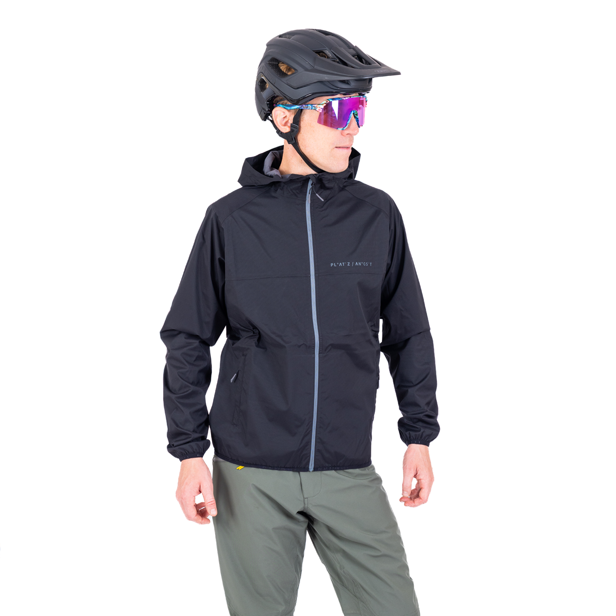 Regenjacke DFL EVO Schwarz - Vorderansicht 02