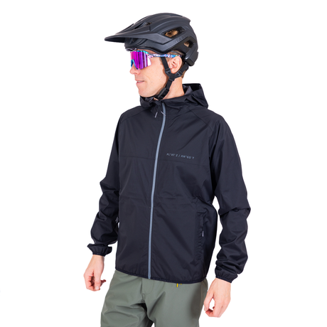 Regenjacke DFL EVO Schwarz - Vorderansicht