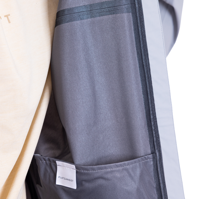 Regenjacke DFL EVO Grau - Detailansicht Innenfutter