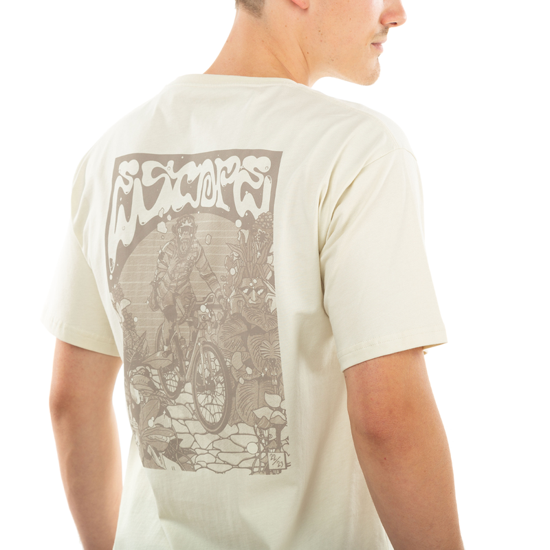 Artikelbild T-Shirt Herren ESCAPE in Beige, Rückansicht