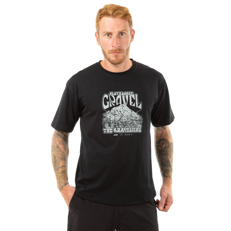 Artikelbild GRAVELIERS T-Shirt in Schwarz, Vorderansicht