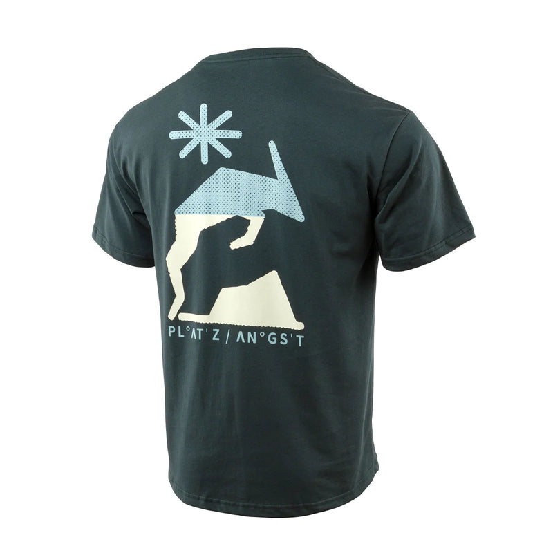Herren T-Shirt IMPALLA in Grün, Rückansicht