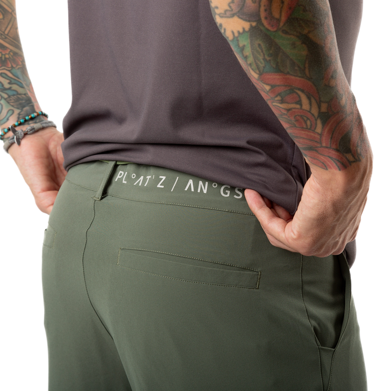 Platzangst Outbreak Pants Pro - Grün Nahaufnahme von hinten 2